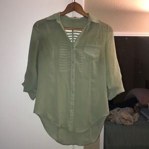 Light green business shirt
